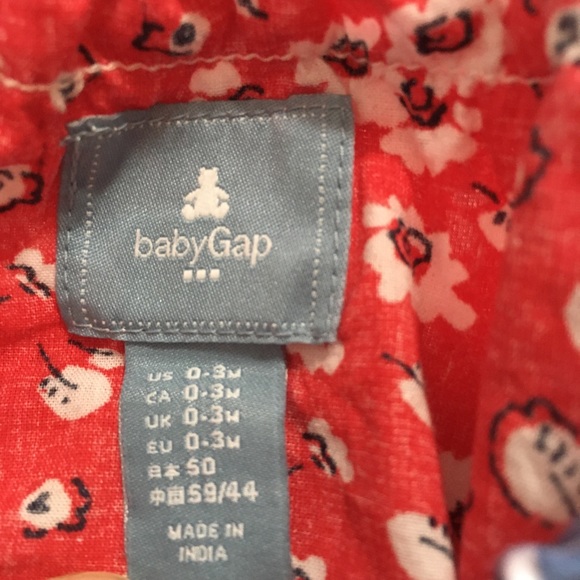 0-3m (4/$20) Baby Gap 2-Piece Ruffle Sun Suit - Picture 10 of 14